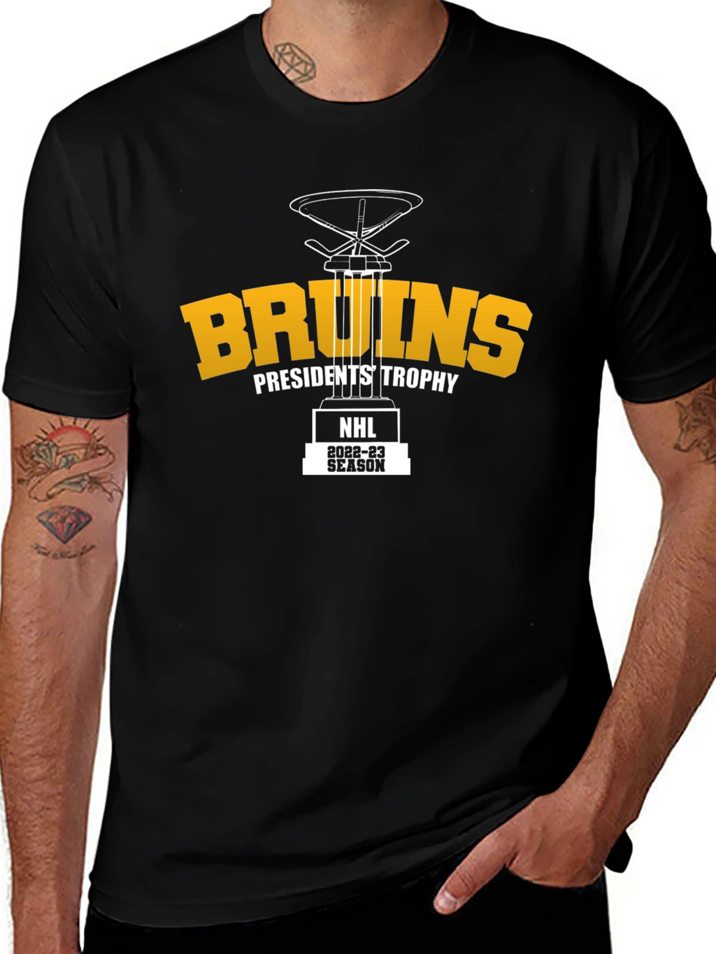 Bruins Presidents Trophy Tee - NHL 2022-23 Season