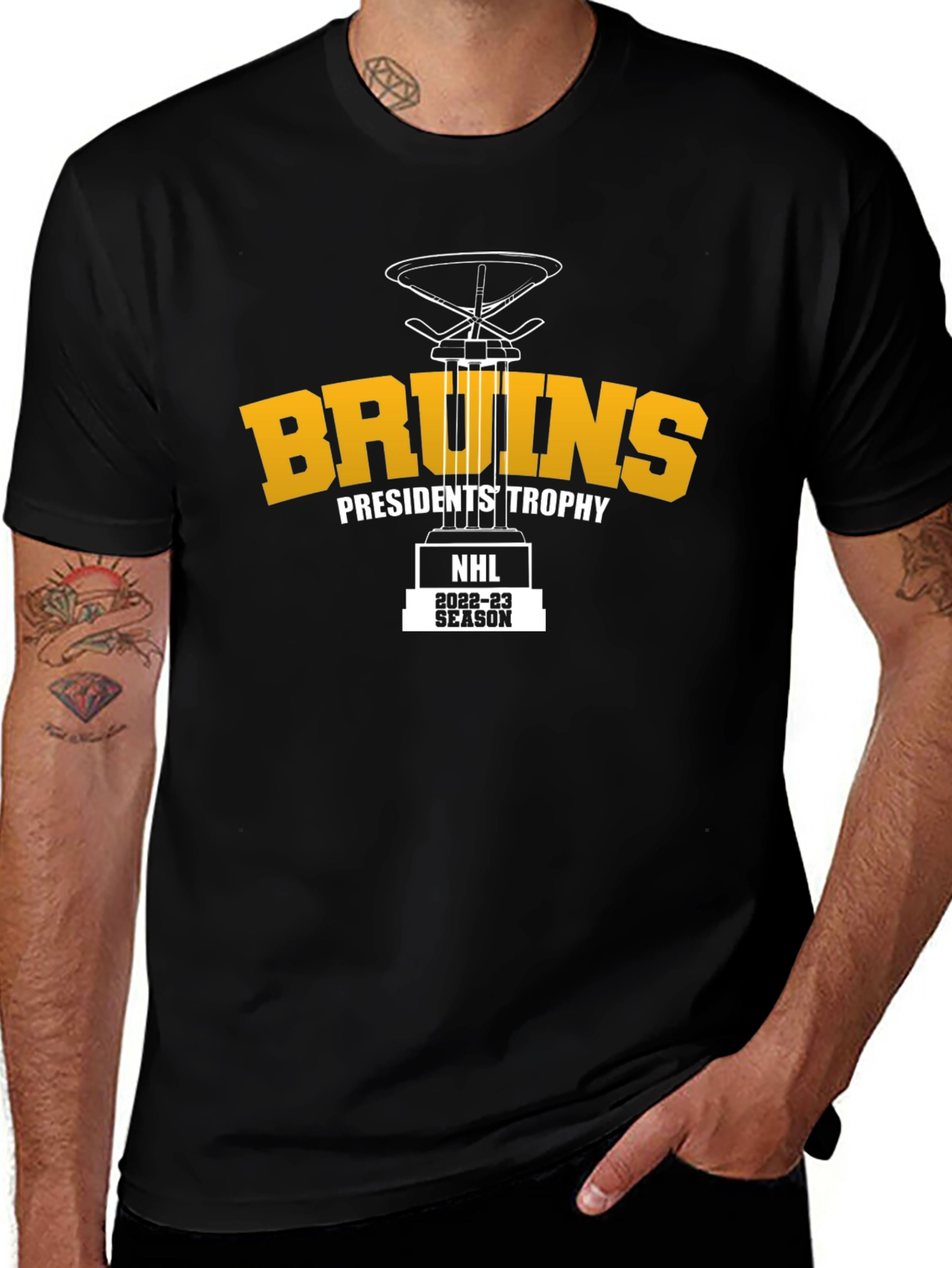 Bruins Presidents Trophy Tee - NHL 2022-23 Season