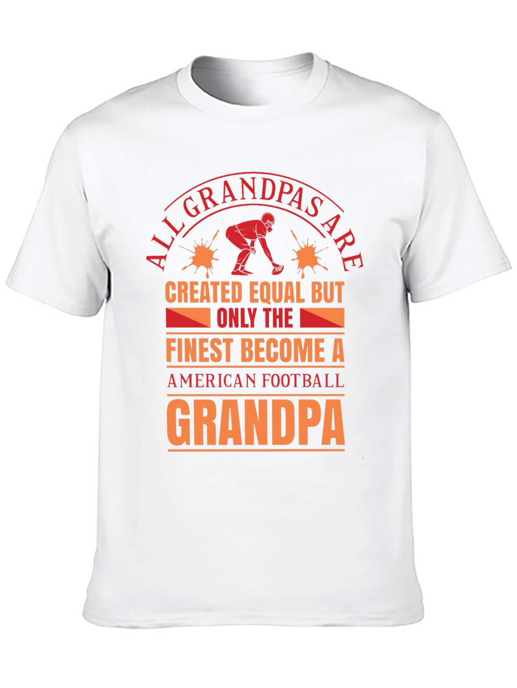 Football Grandpa T-Shirt: Finest Become A Grandpa