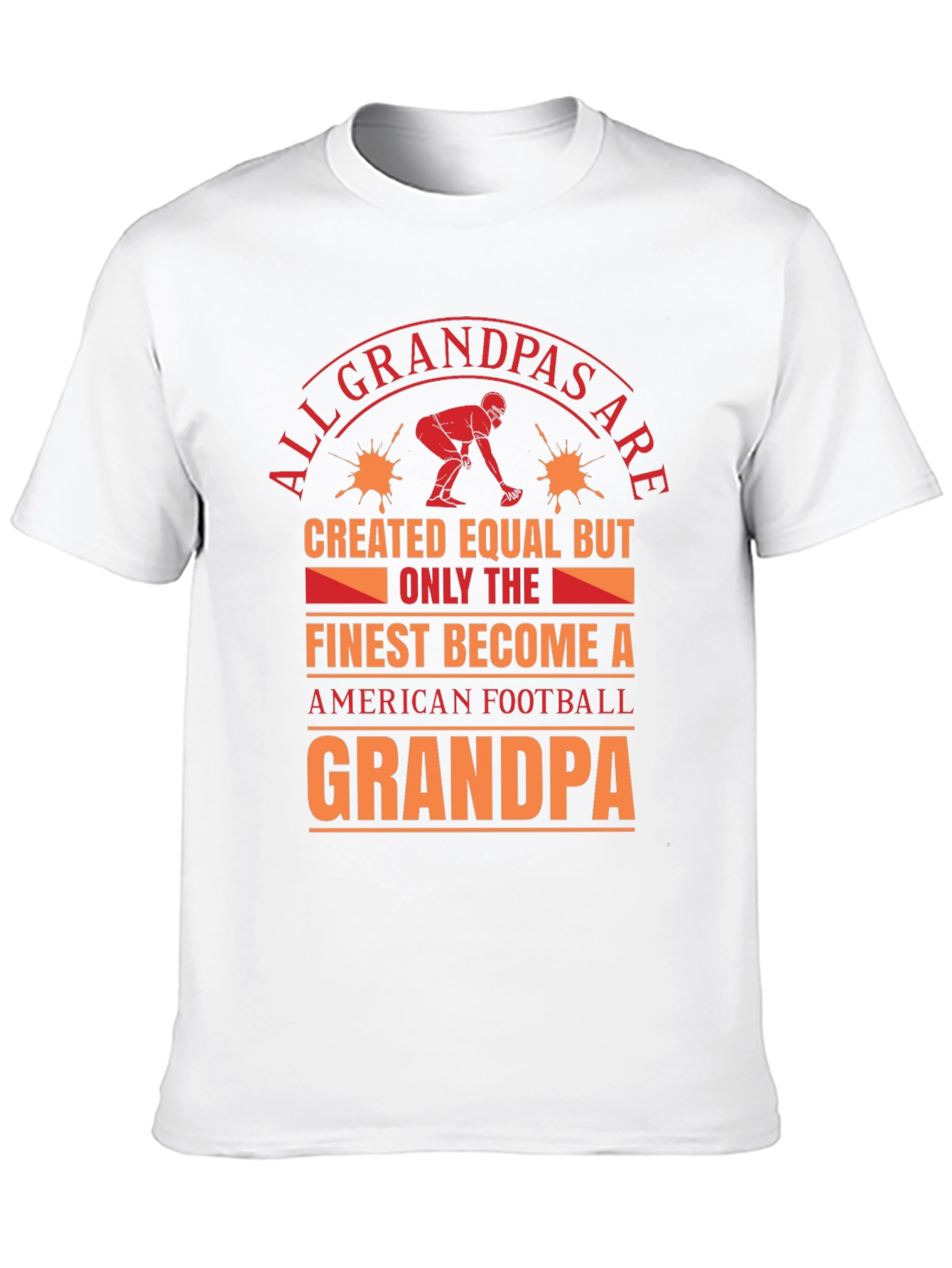 Football Grandpa T-Shirt: Finest Become A Grandpa