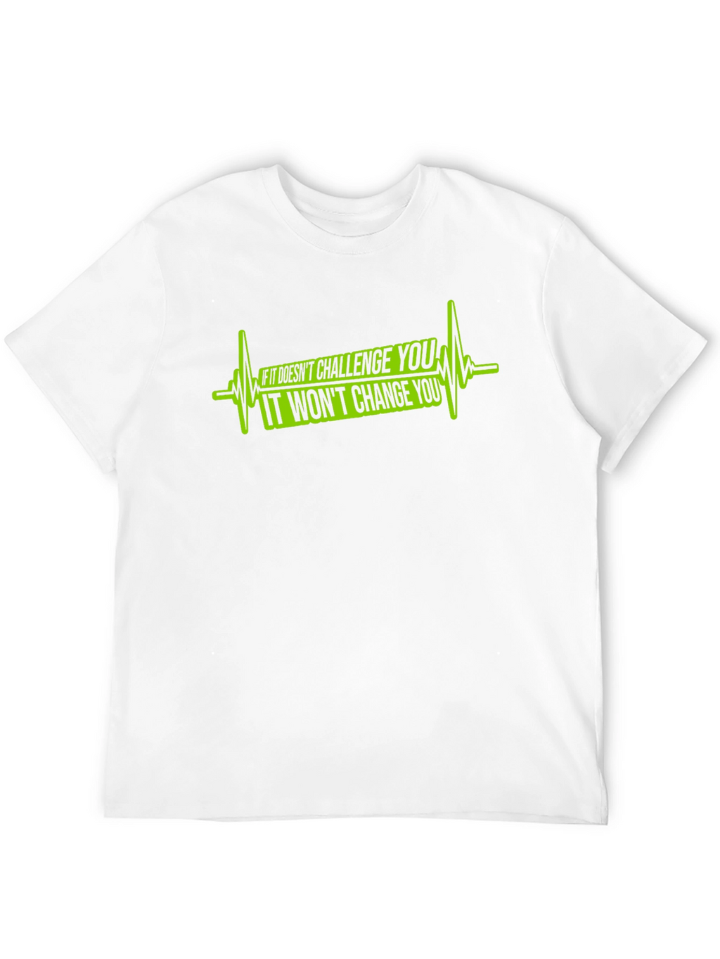 Challenge Changes You Black Graphic T-Shirt