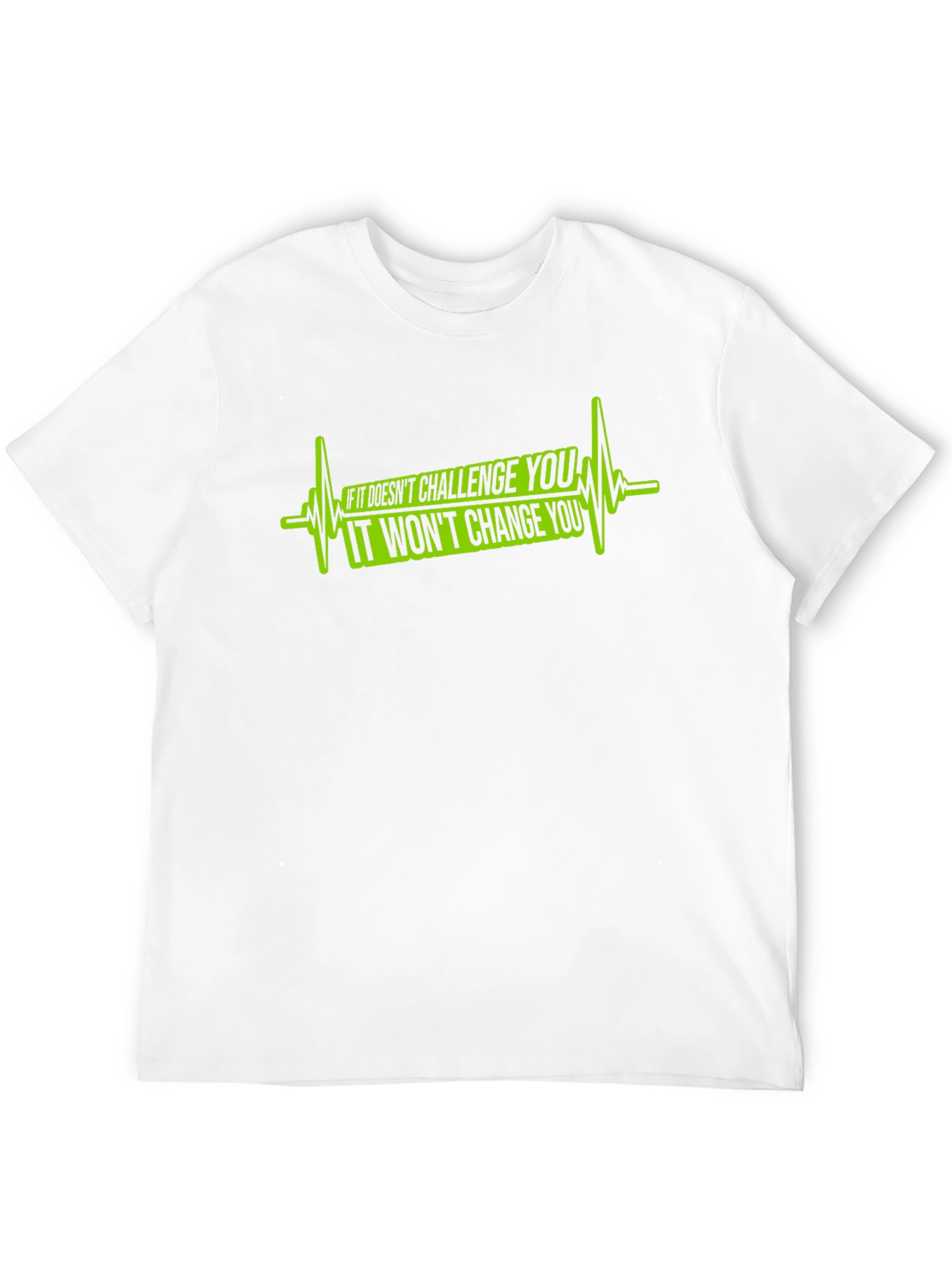 Challenge Changes You Black Graphic T-Shirt