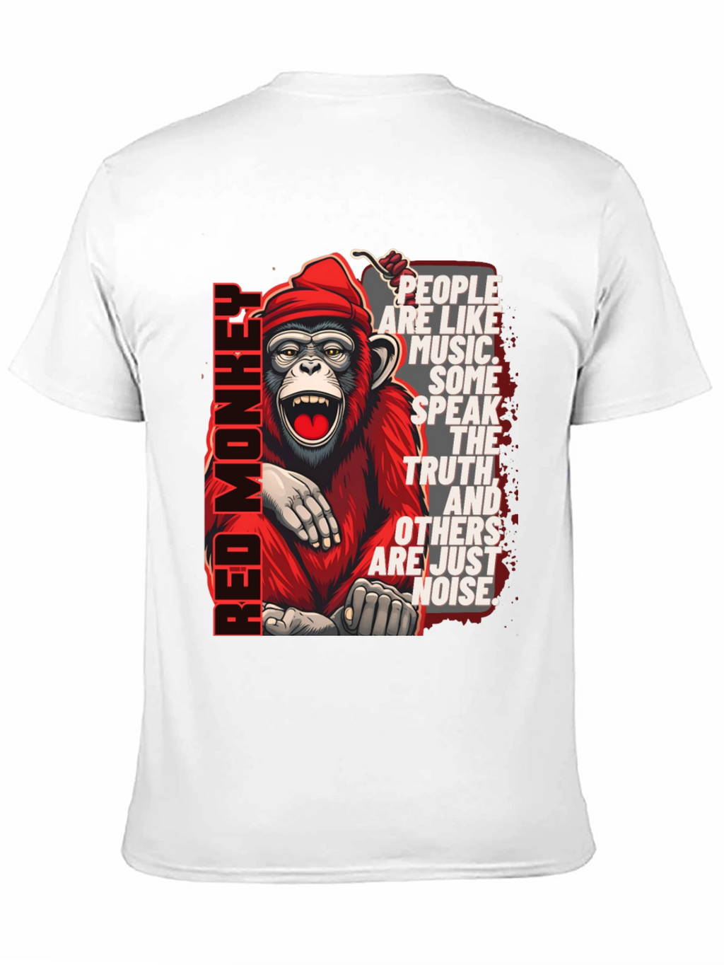 Red Monkey Graphic T-Shirt - Speak the Truth