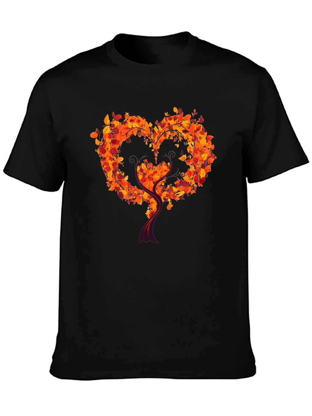 Autumn Heart Tree Graphic Tee