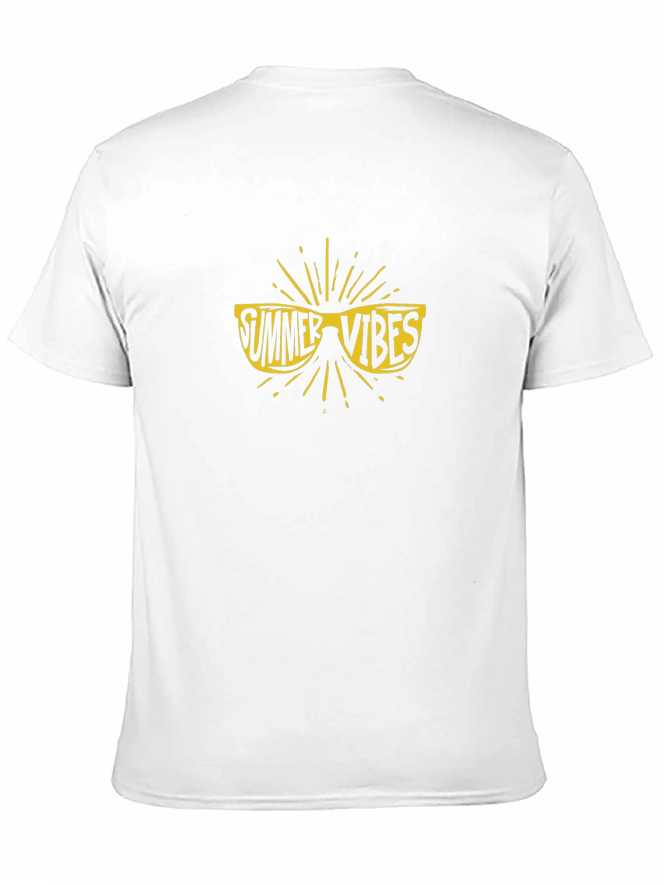 Summer Vibes Graphic Tee - Black Casual T-Shirt