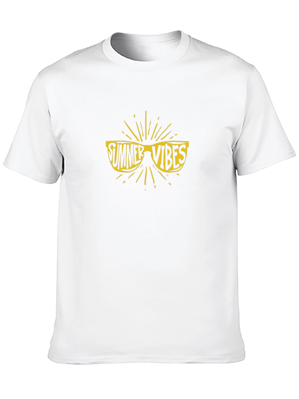 Summer Vibes Graphic Tee - Black Casual T-Shirt
