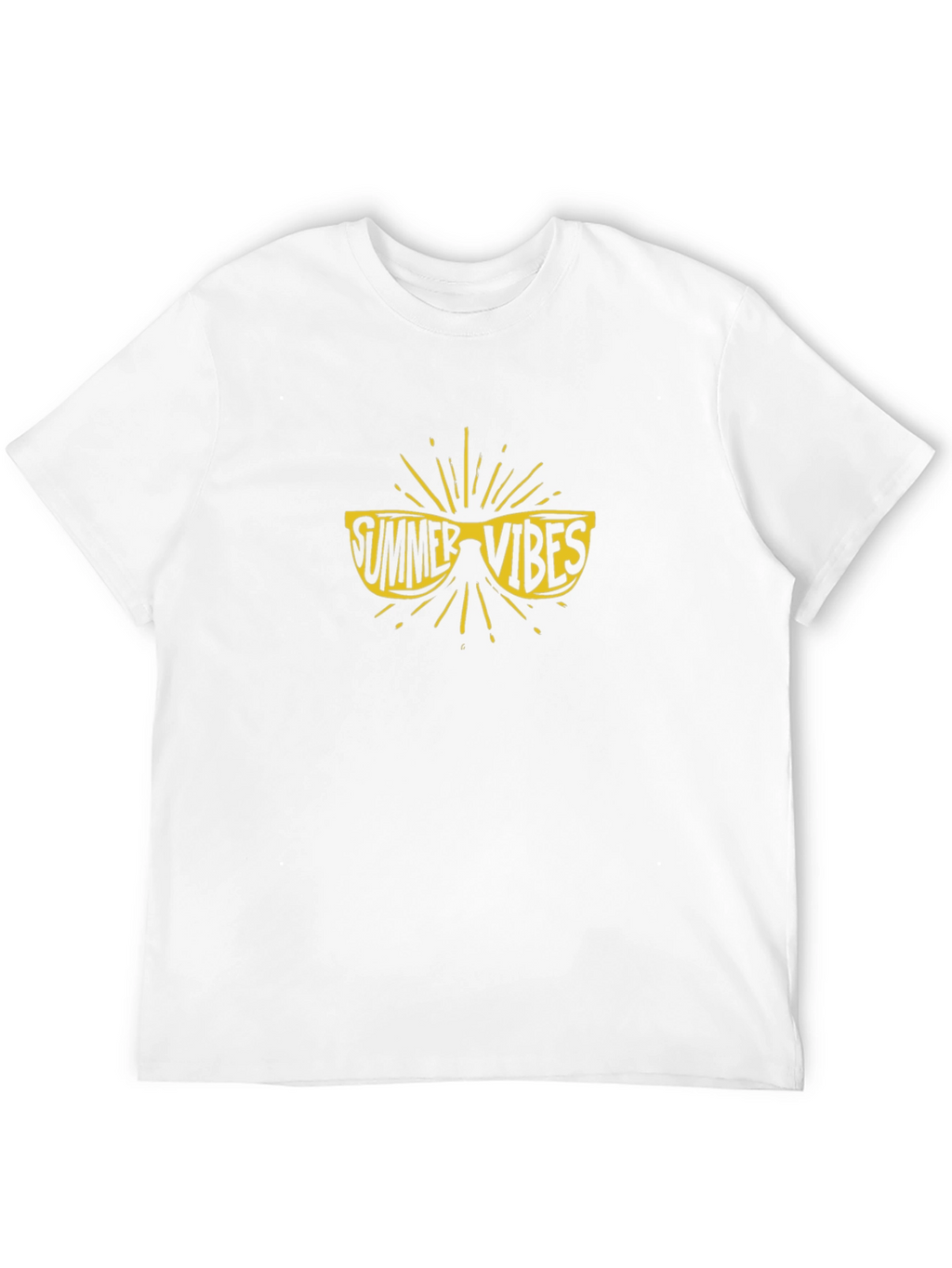 Summer Vibes Graphic Tee - Black Casual T-Shirt