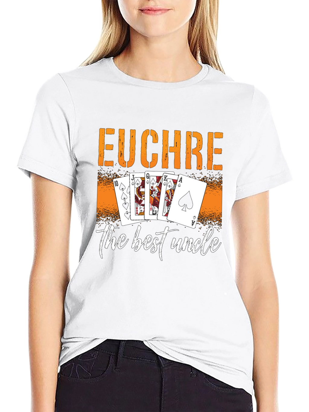 Euchre Best Uncle T-Shirt: Card Game Design