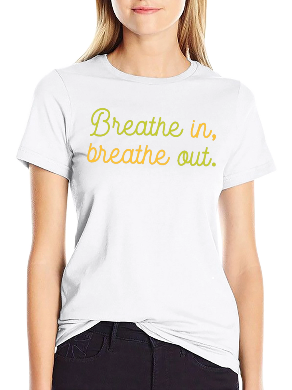 Breathe In Breathe Out Black T-Shirt