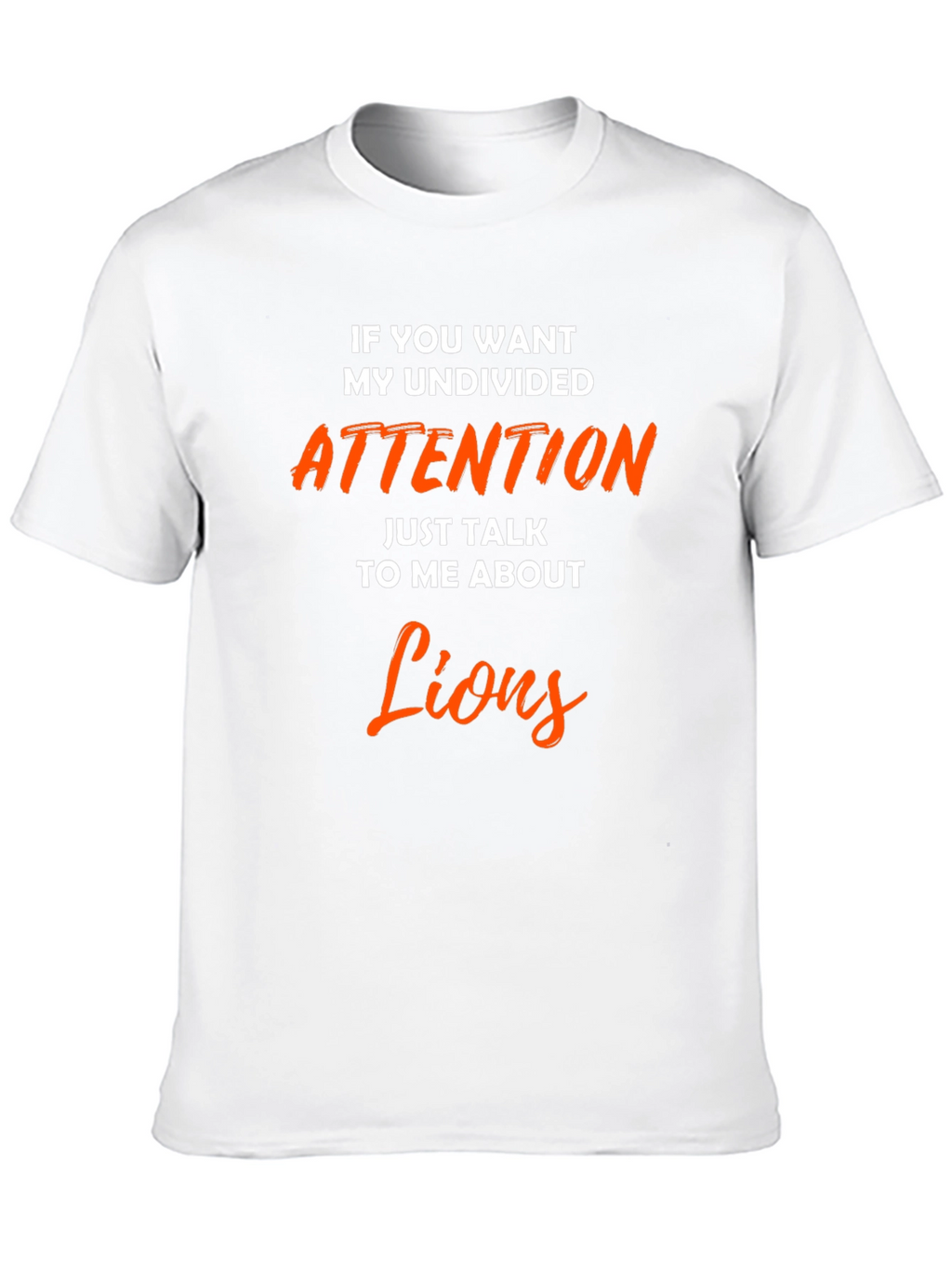 Undivided Attention Lions Graphic T-Shirt