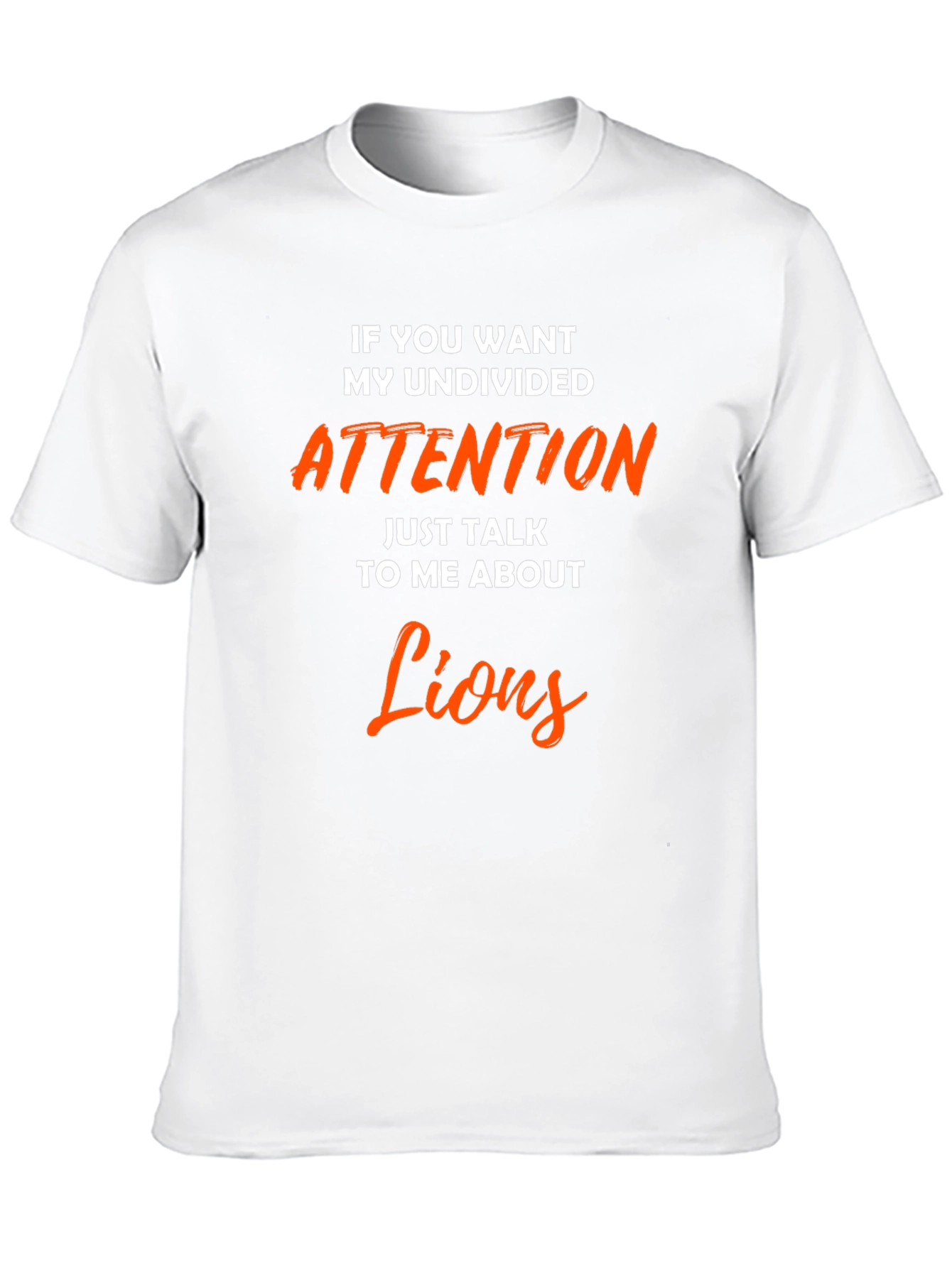 Undivided Attention Lions Graphic T-Shirt
