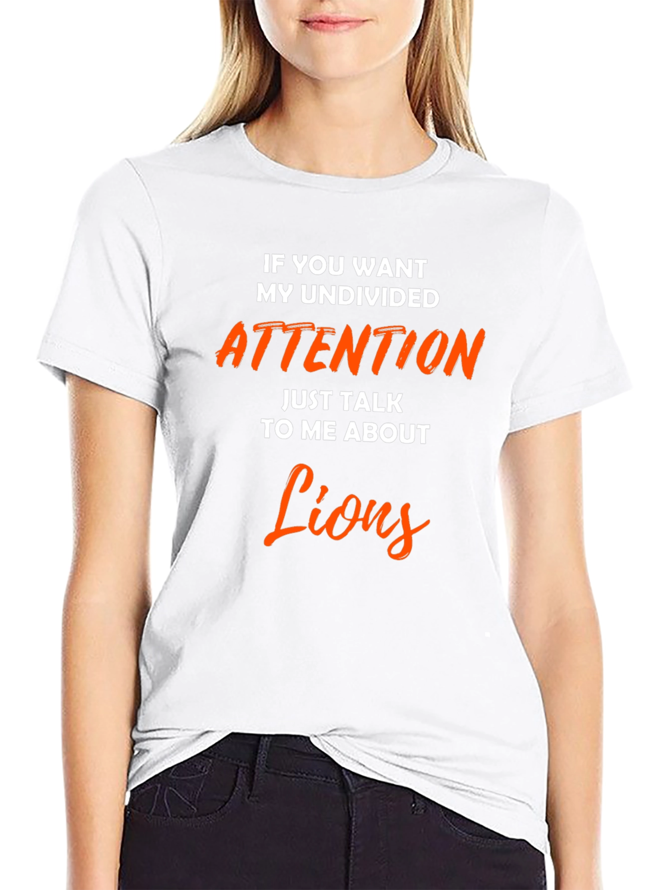 Undivided Attention Lions Graphic T-Shirt