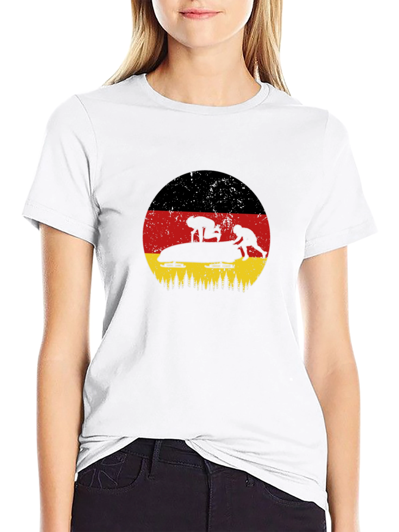German Bobsled T-Shirt - Winter Sports Tee