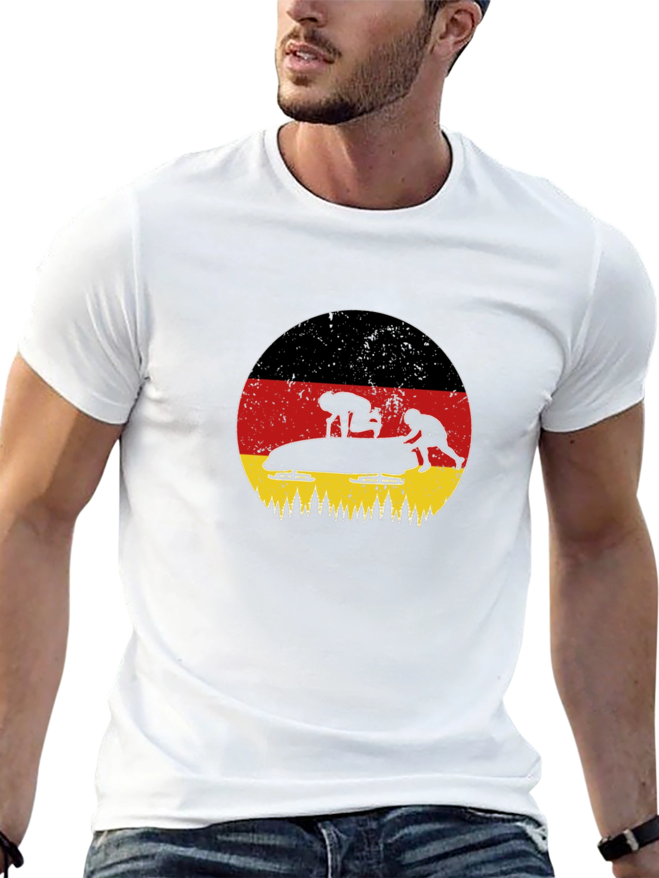 German Bobsled T-Shirt - Winter Sports Tee