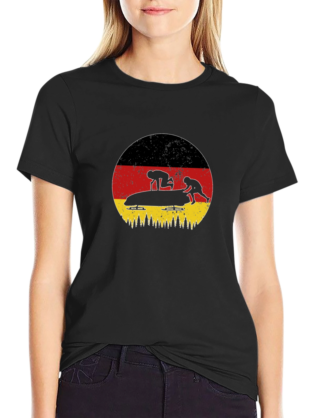 German Bobsled T-Shirt - Winter Sports Tee