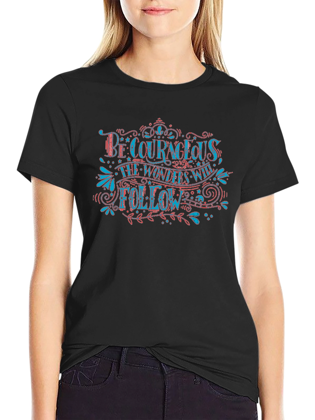 Be Courageous Graphic Tee - Inspirational T-Shirt