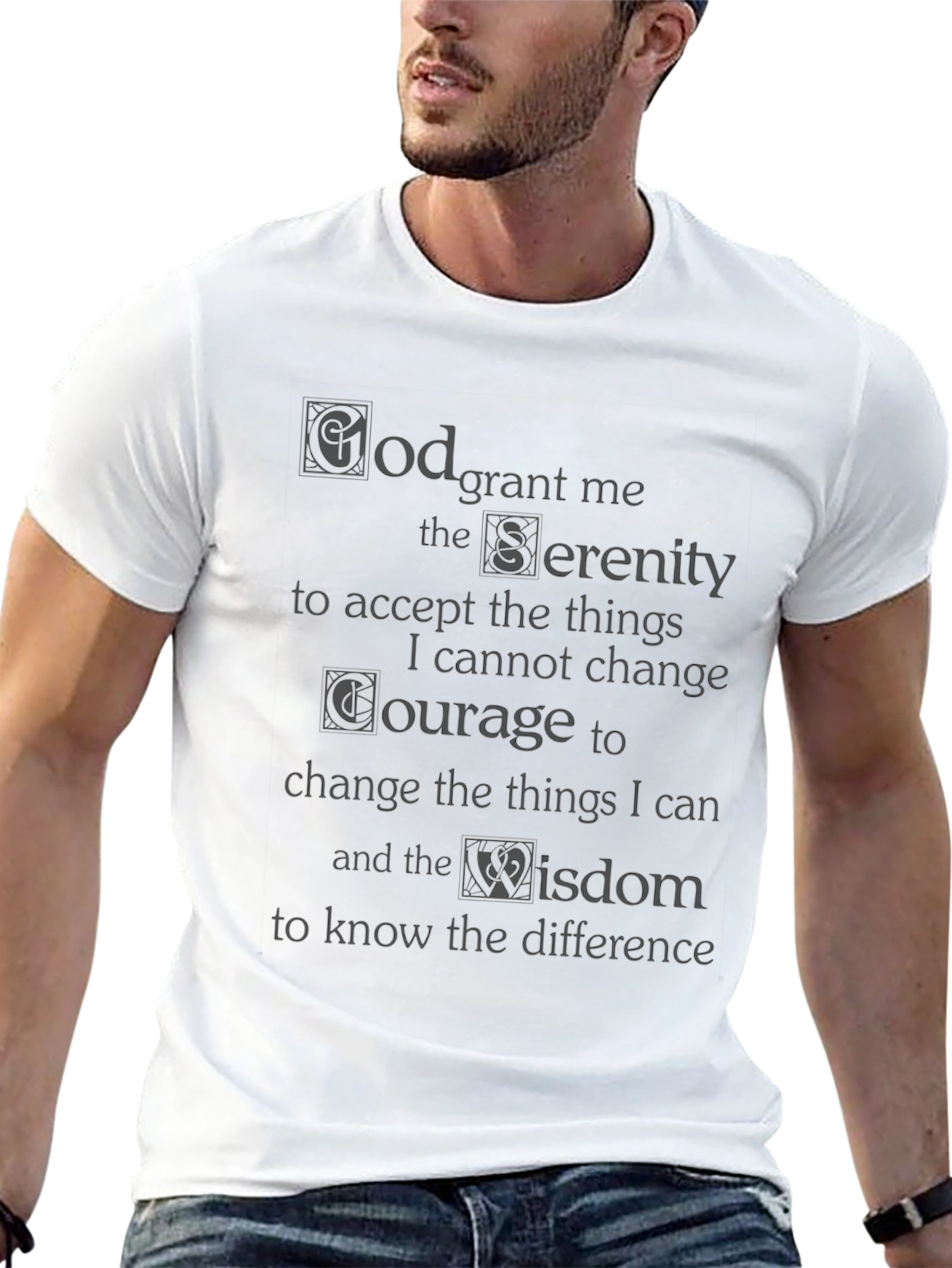Serenity Prayer Graphic T-Shirt