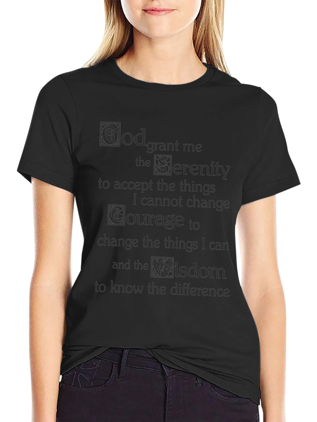 Serenity Prayer Graphic T-Shirt