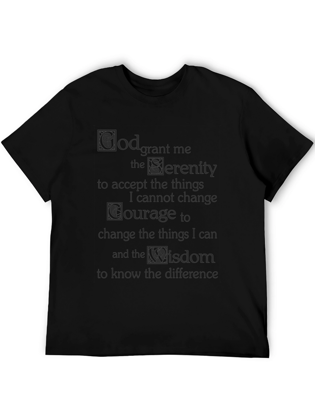 Serenity Prayer Graphic T-Shirt