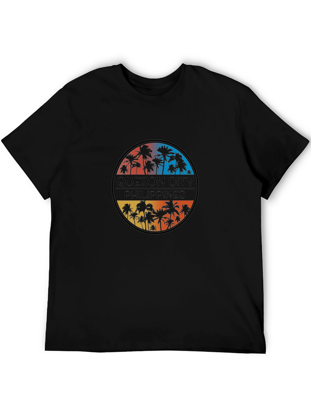 Quezon City Philippines Palm Tree T-Shirt