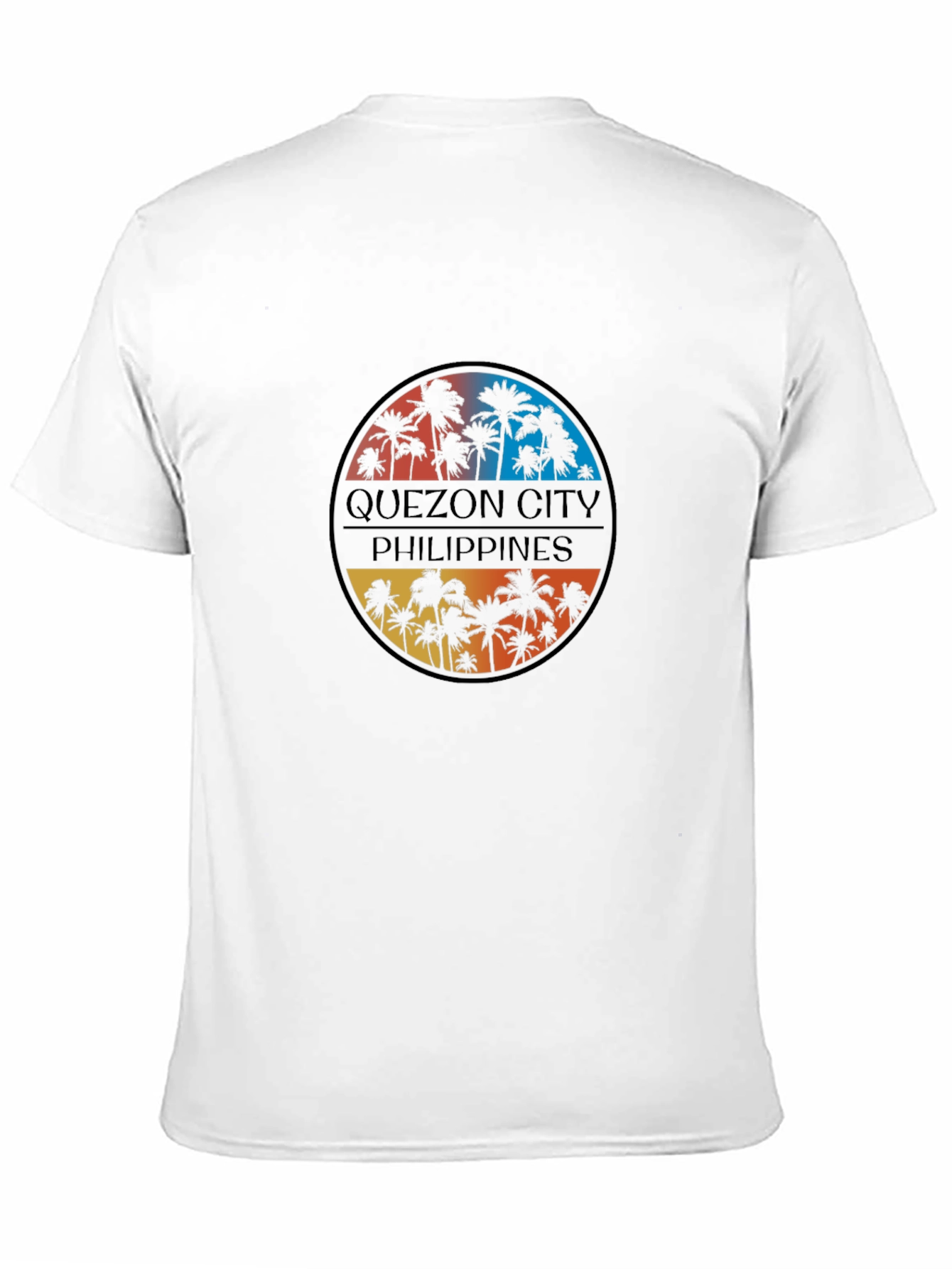 Quezon City Philippines Palm Tree T-Shirt