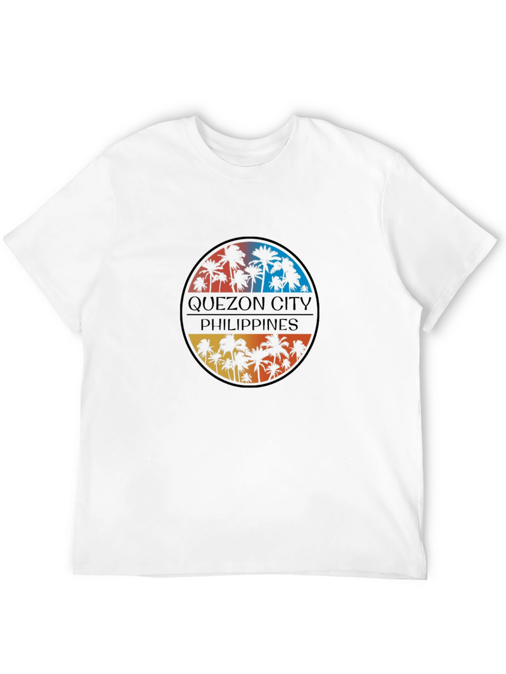 Quezon City Philippines Palm Tree T-Shirt