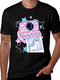 Unicorn Camera Graphic T-Shirt