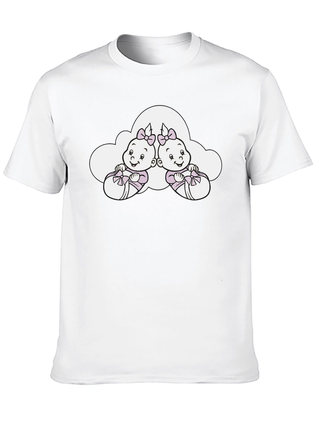 Twin Baby Cartoon T-Shirt
