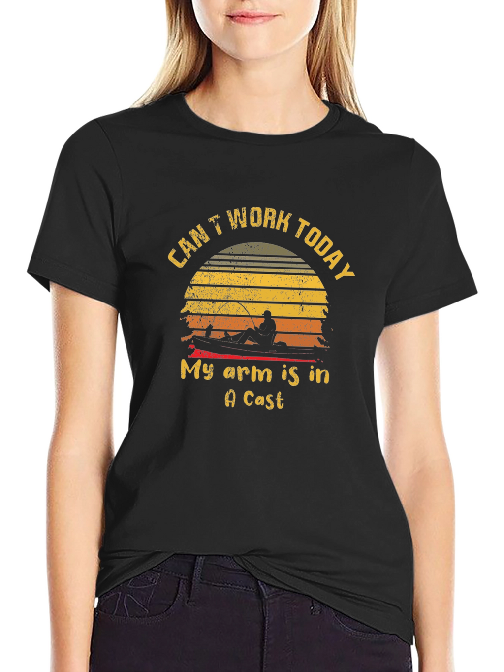 Fishing T-Shirt: Cant Work Today