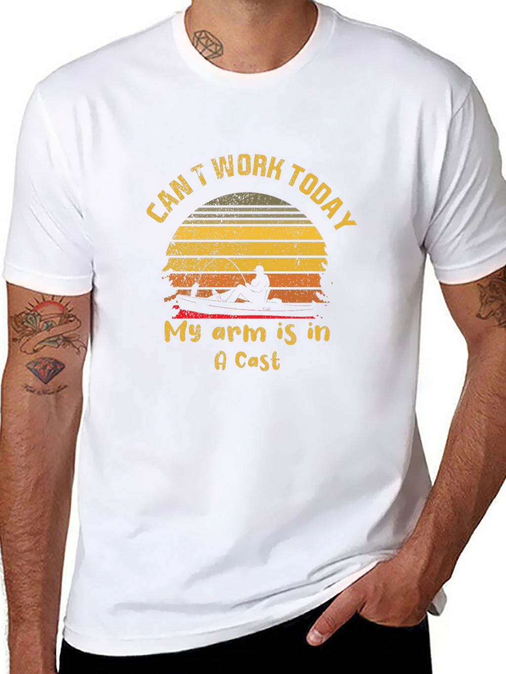Fishing T-Shirt: Cant Work Today