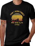 Fishing T-Shirt: Cant Work Today