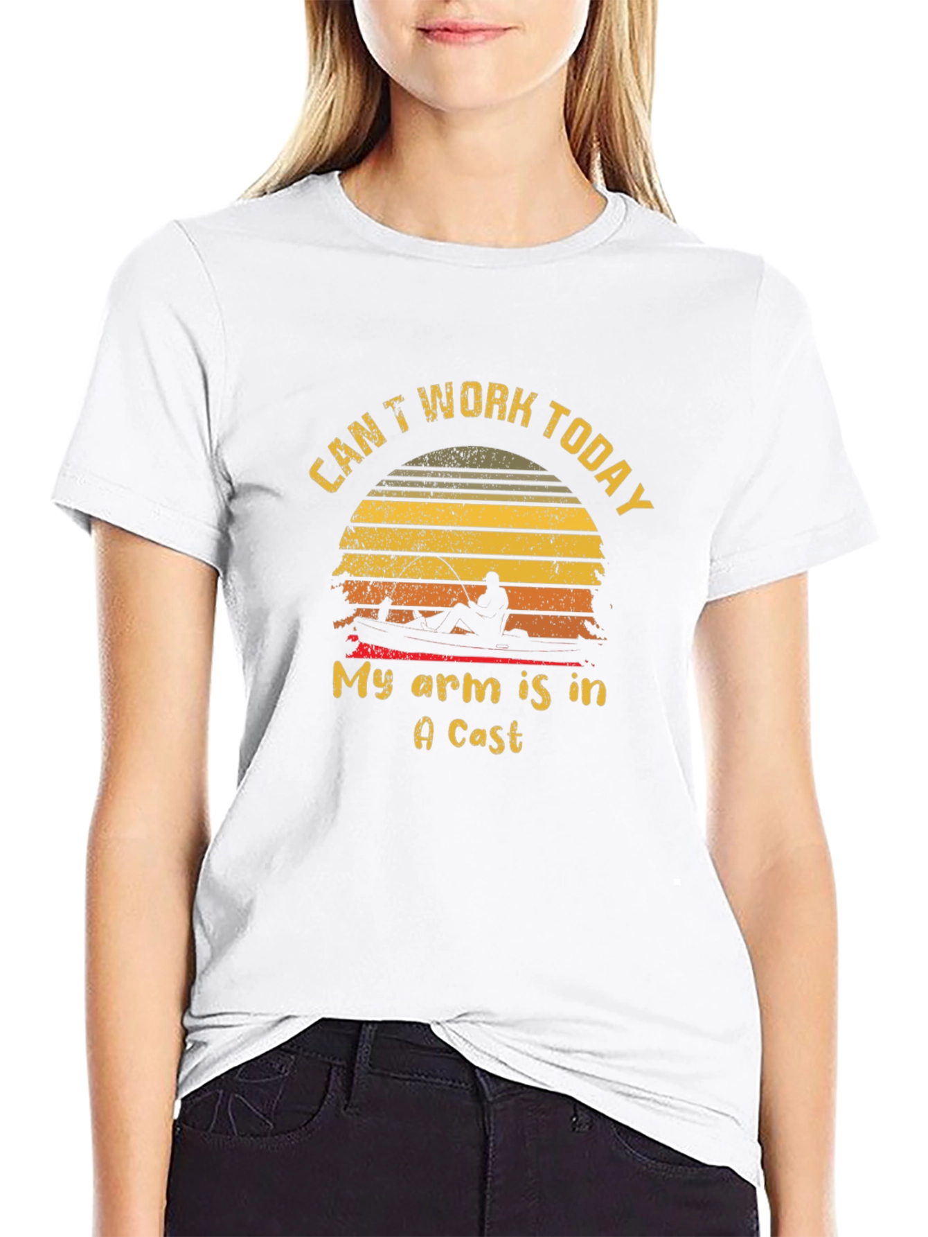 Fishing T-Shirt: Cant Work Today