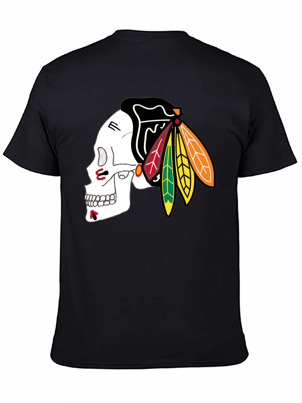 Skull Blackhawks T-Shirt