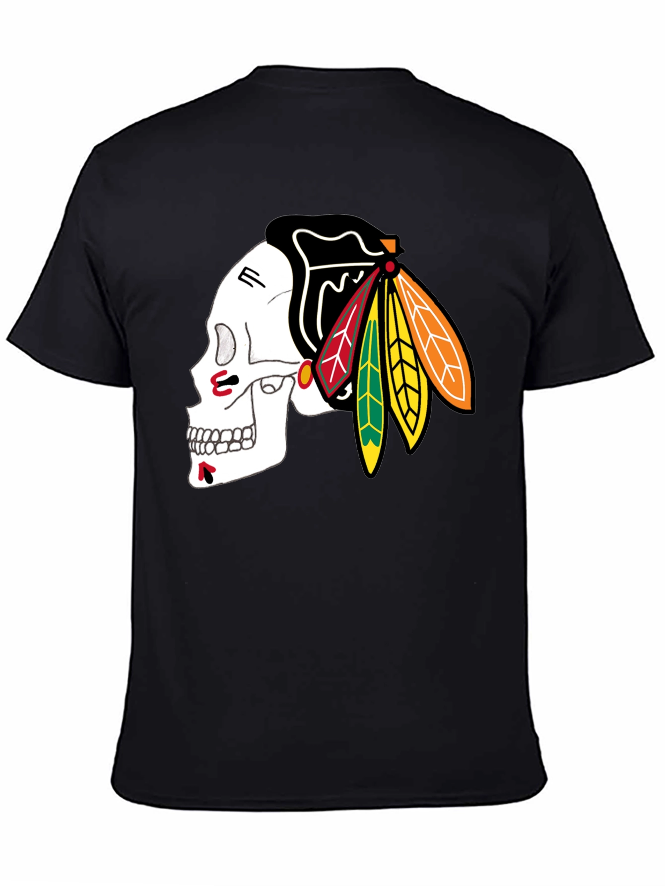 Skull Blackhawks T-Shirt