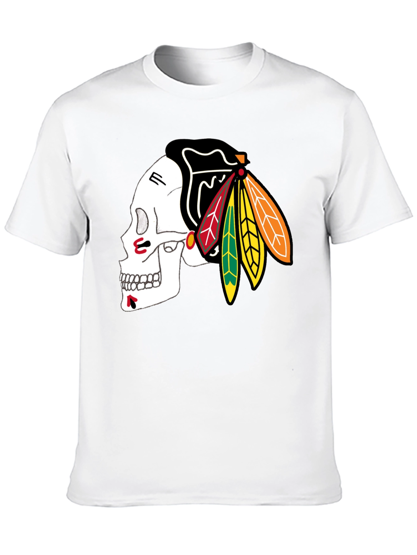 Skull Blackhawks T-Shirt