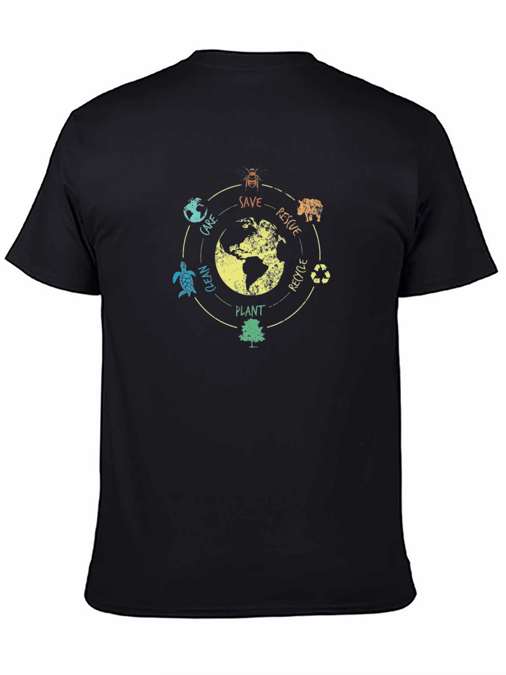 Eco-Friendly Graphic Print T-Shirt