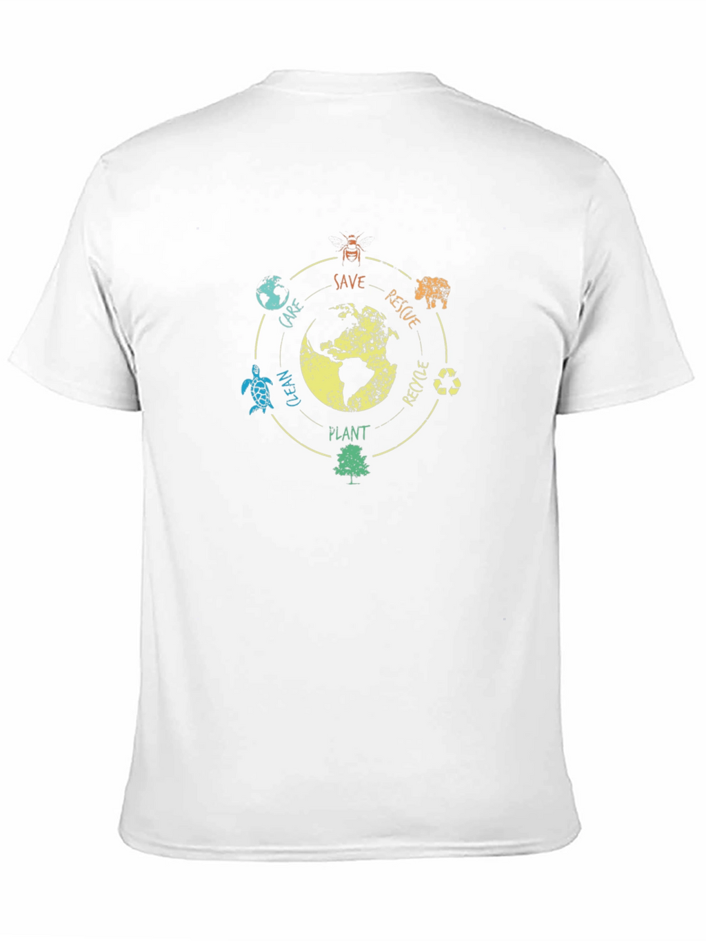 Eco-Friendly Graphic Print T-Shirt