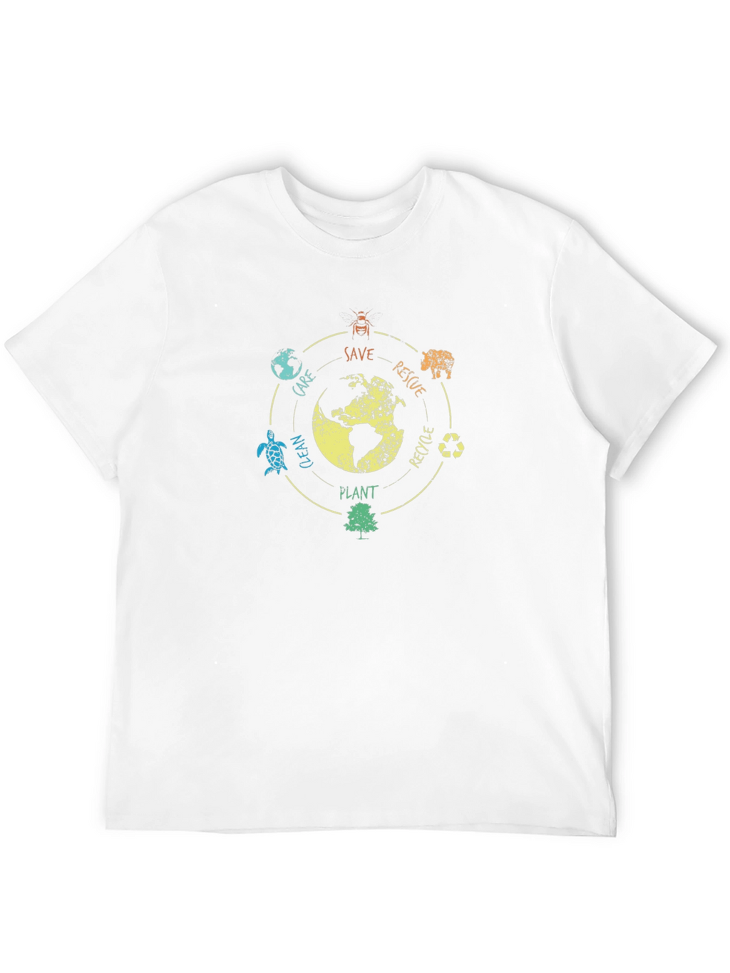 Eco-Friendly Graphic Print T-Shirt