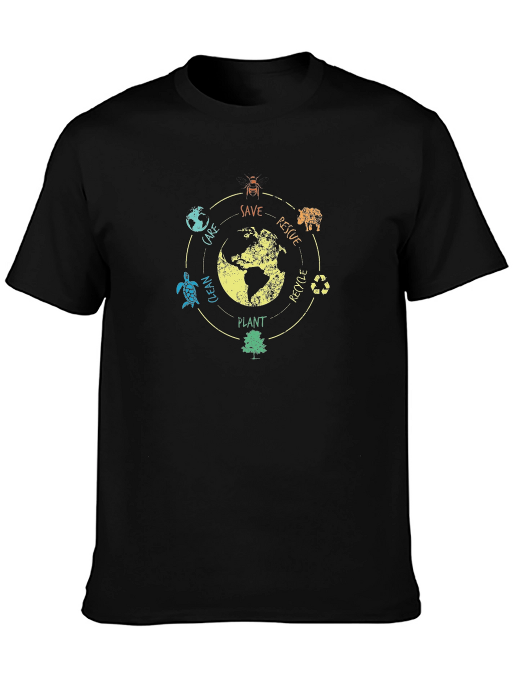 Eco-Friendly Graphic Print T-Shirt