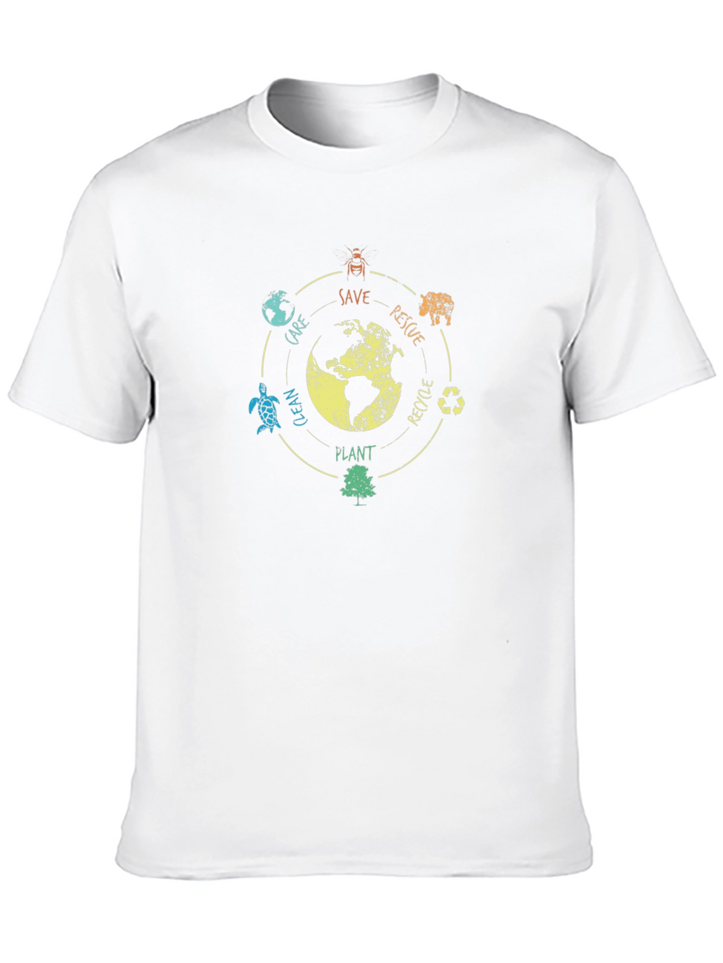 Eco-Friendly Graphic Print T-Shirt