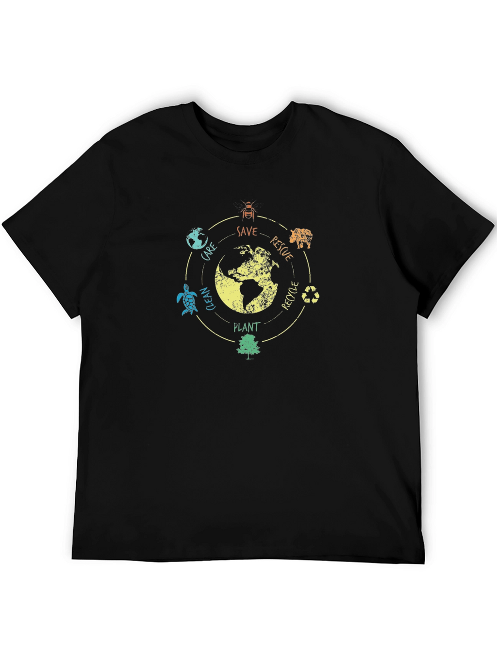 Eco-Friendly Graphic Print T-Shirt