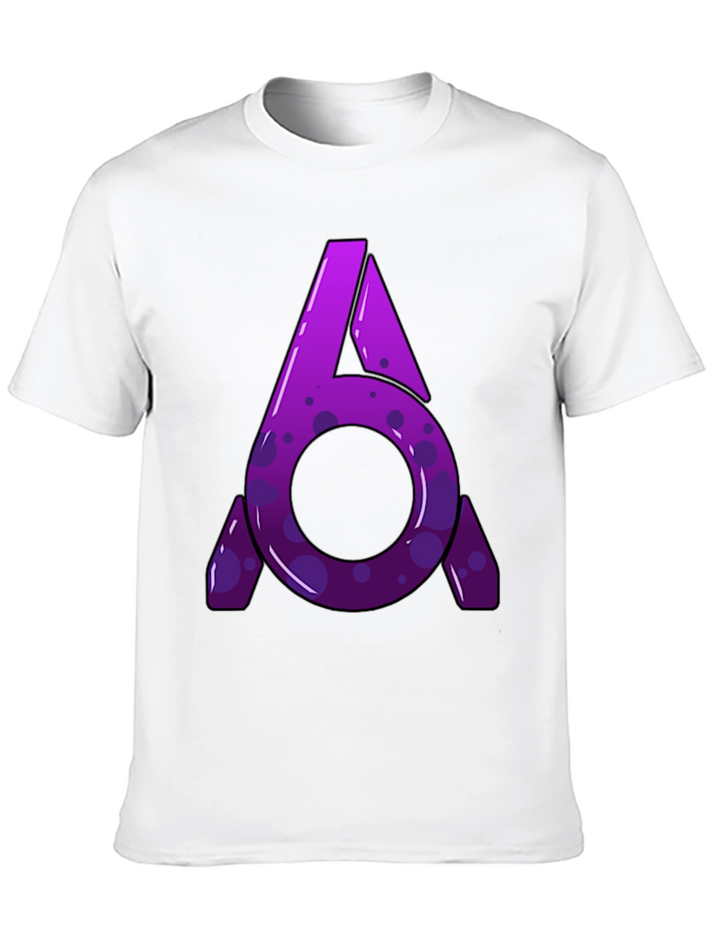 Abstract Logo Graphic T-Shirt - Black