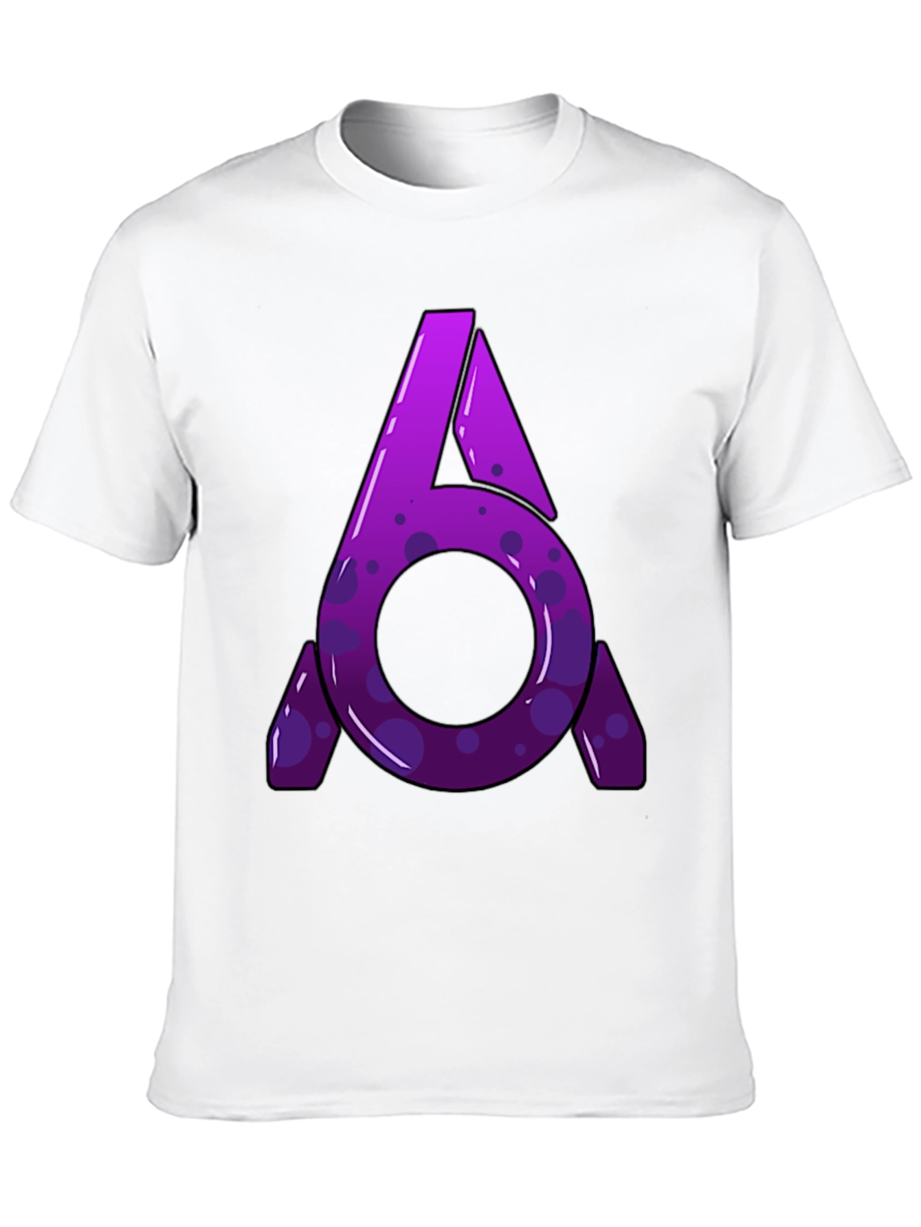 Abstract Logo Graphic T-Shirt - Black