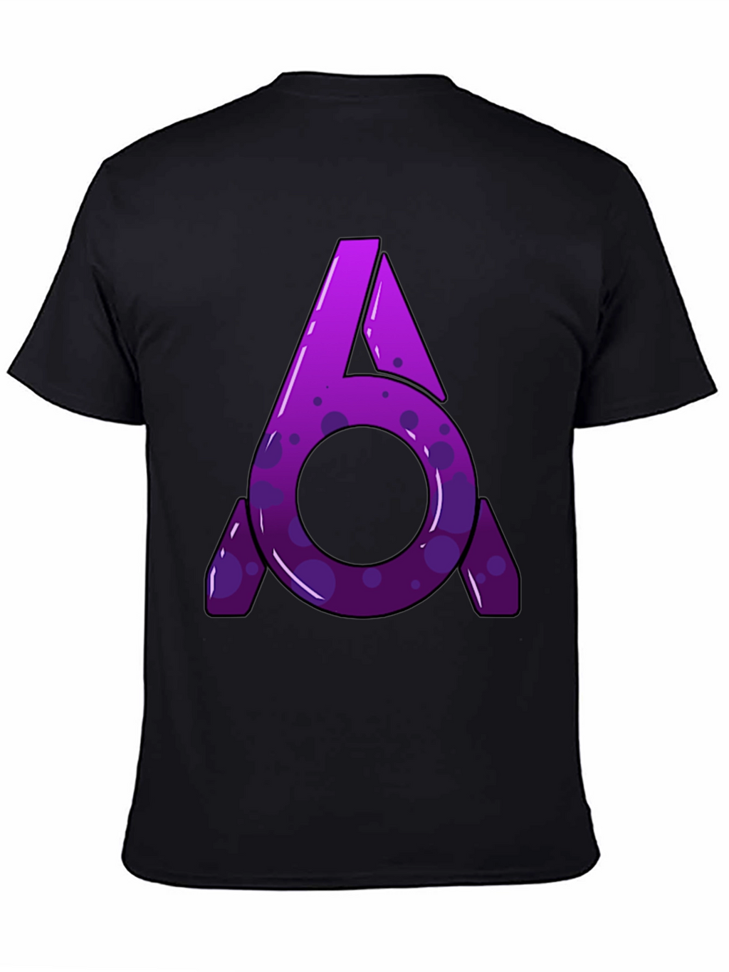 Abstract Logo Graphic T-Shirt - Black