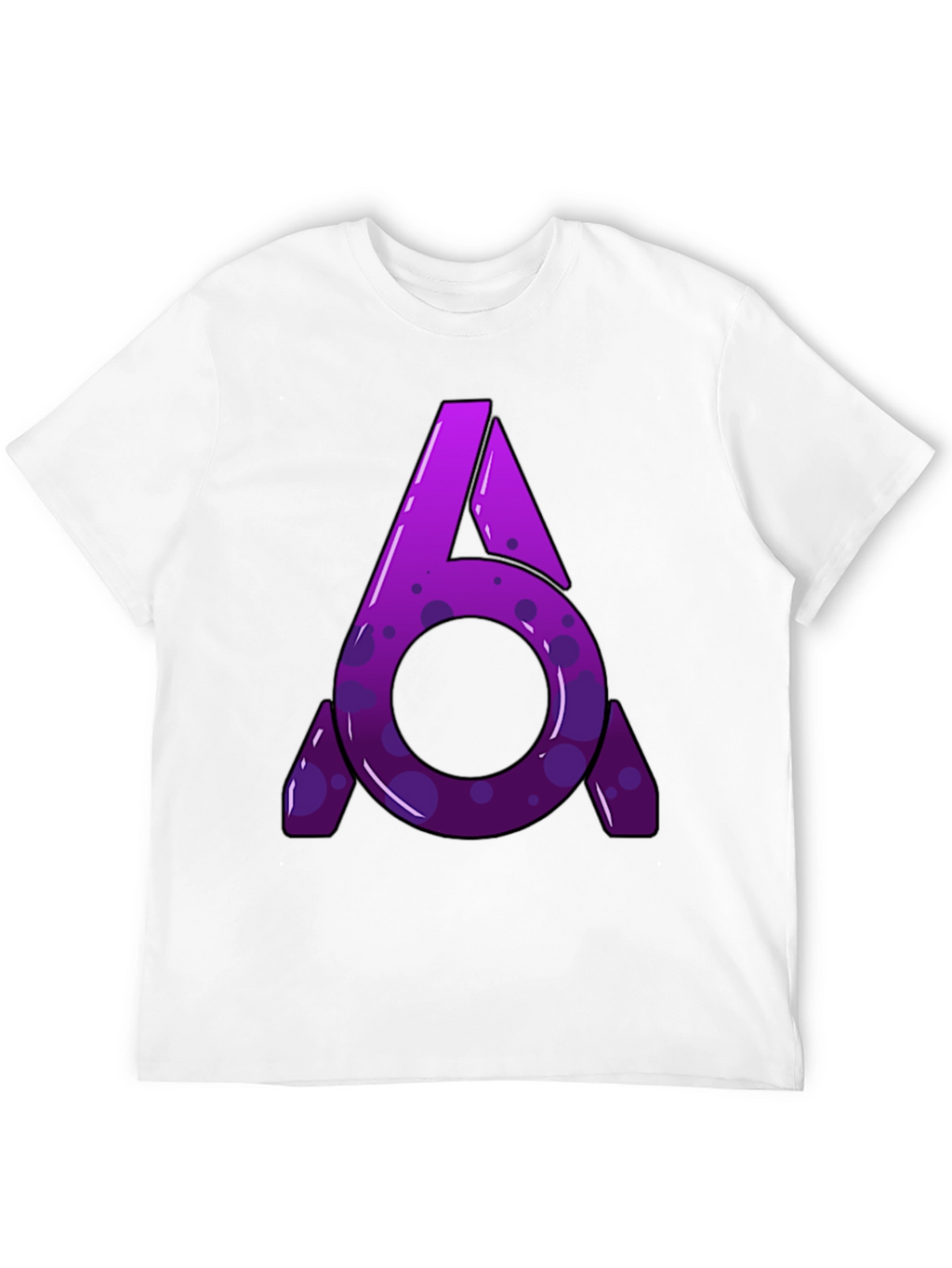Abstract Logo Graphic T-Shirt - Black