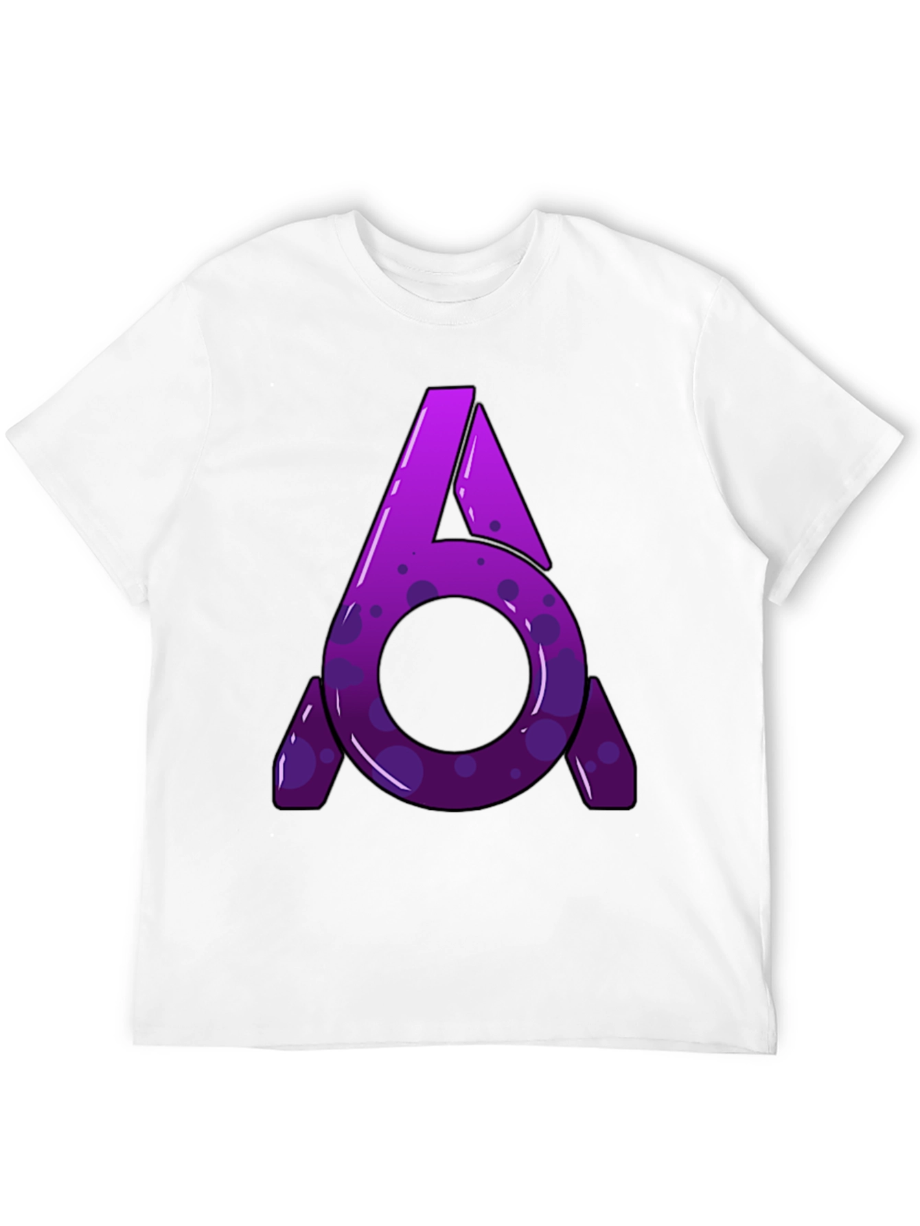 Abstract Logo Graphic T-Shirt - Black