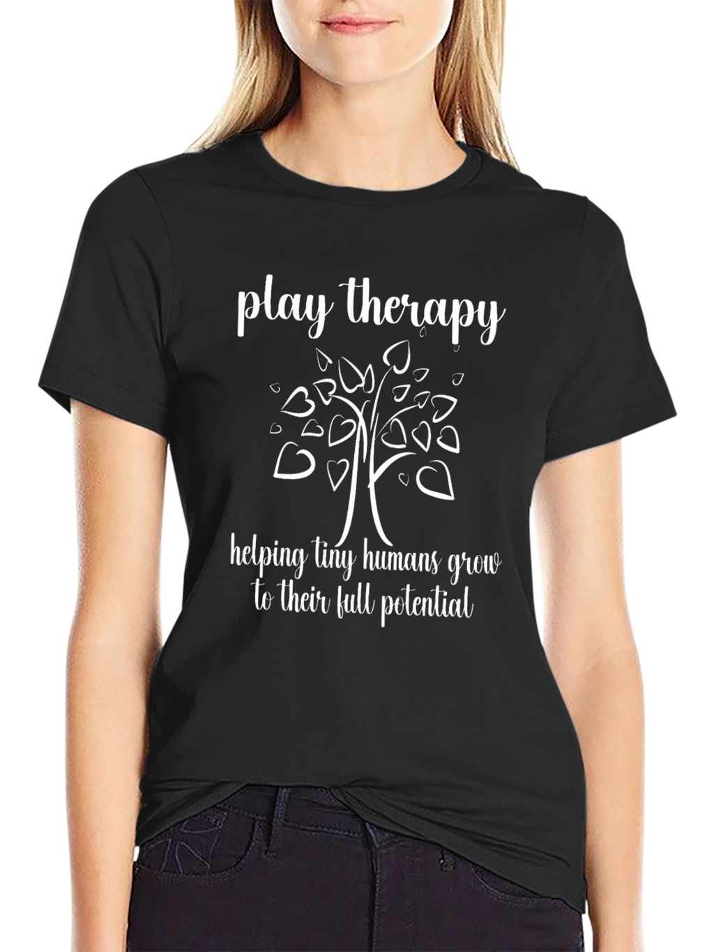 Play Therapy T-Shirt - Helping Tiny Humans Grow