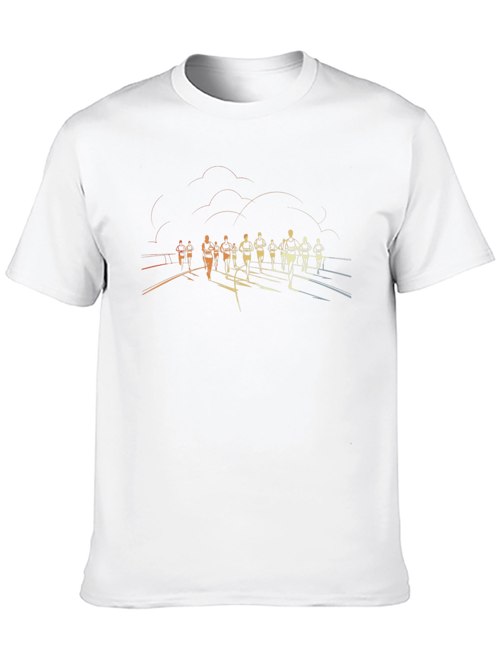 Runners Silhouette Black T-Shirt