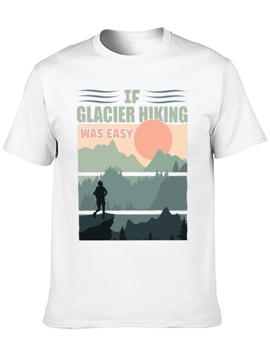 Glacier Hiking Graphic Tee - Adventure Ready
