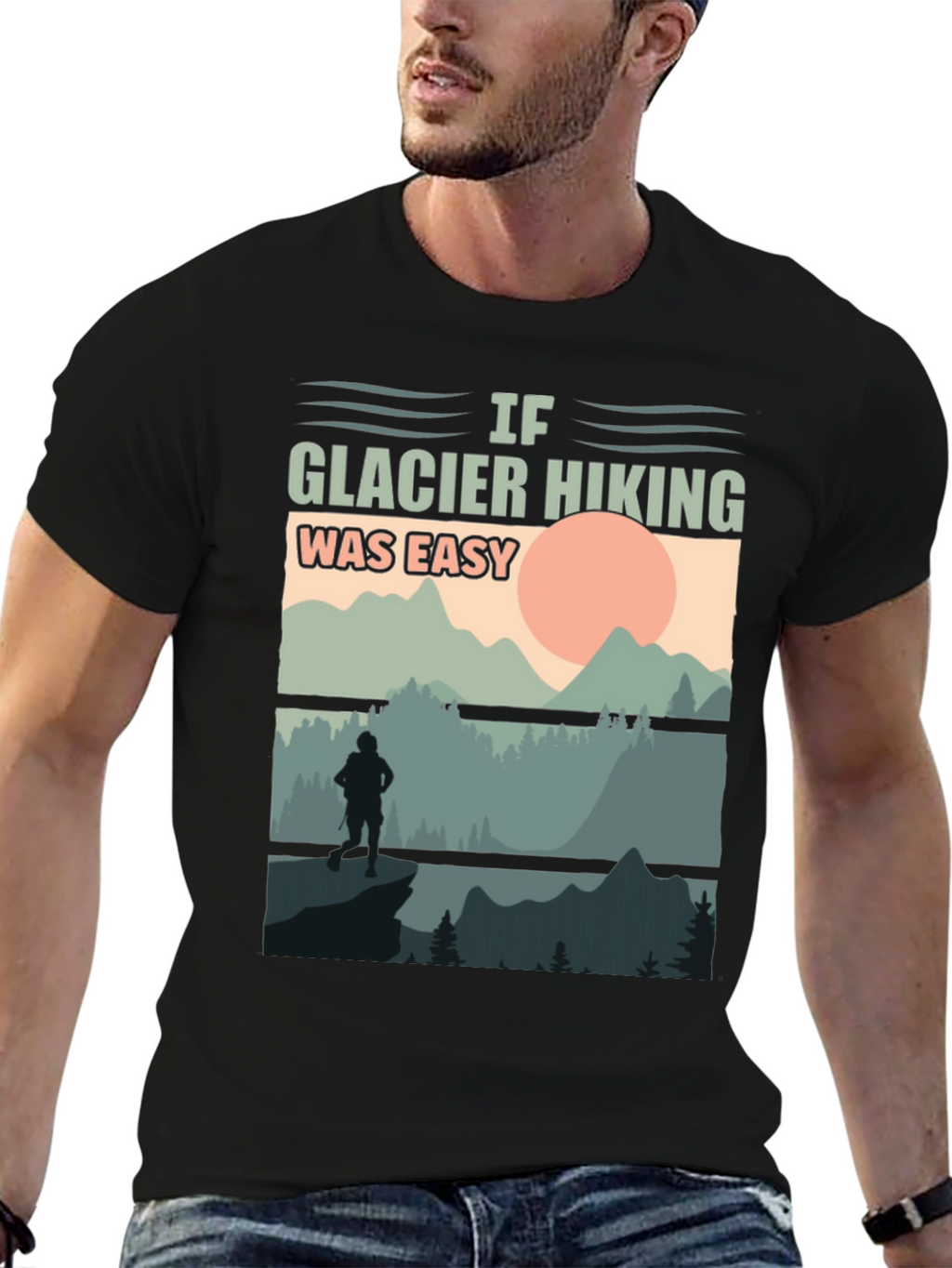 Glacier Hiking Graphic Tee - Adventure Ready